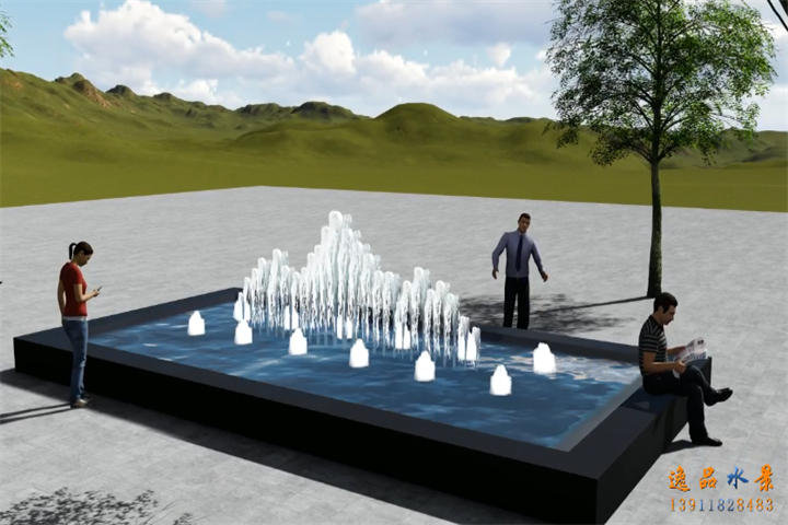 Fountain Water System Landscape Pool | Water Landscape Design Company